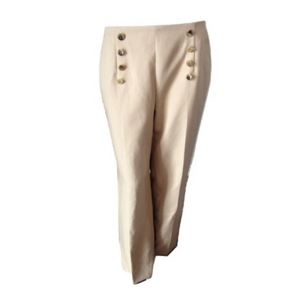 Vince Camuto Beige Wide Leg Pants Size 4 - Picture 1 of 2